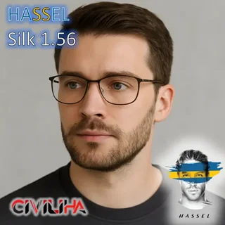 عدسی آنتی رفلکس هاسل با پوشش ابریشمی 1.56 HASSEL Silk