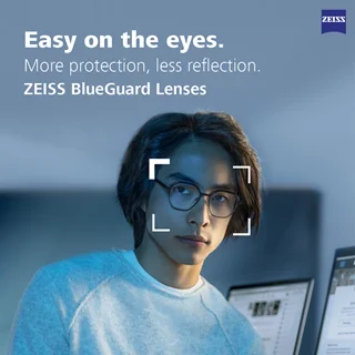 عدسی فوق فشرده دوراویژن پلاتینیوم بلوگارد زایس Ziess DuraVision Plantinium BlueGuard 1.74