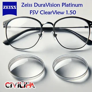 عدسی کلیر ویو زایس Zeiss DuraVision Platinum FSV ClearView 1.50