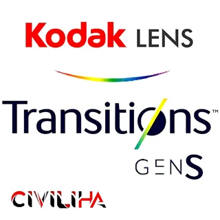 عدسی سفارشی دیجیتال ترانزیشن نسل S کداک با پوشش بلوکنترل انتخابی 1.5 KODAK Lens Digital HD Transitions Grey Gen S
