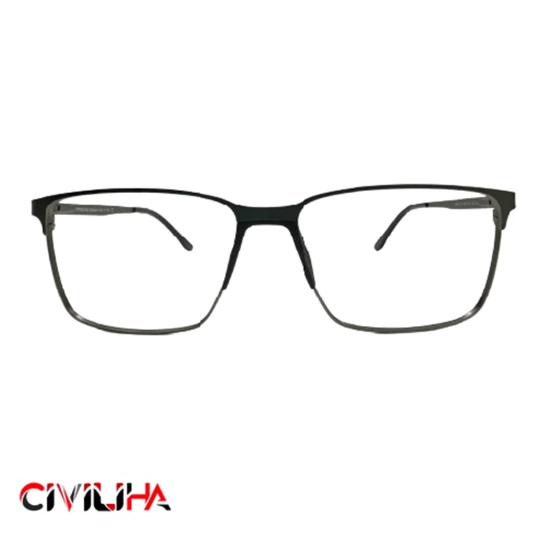 عینک طبی مردانه فلزی پورش دیزاین مدل P8501 رنگ سیلور