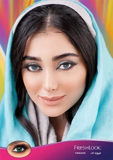 لنز رنگی فصلی فرشلوک Freshlook رنگ فیروزه ای (Turquoise)