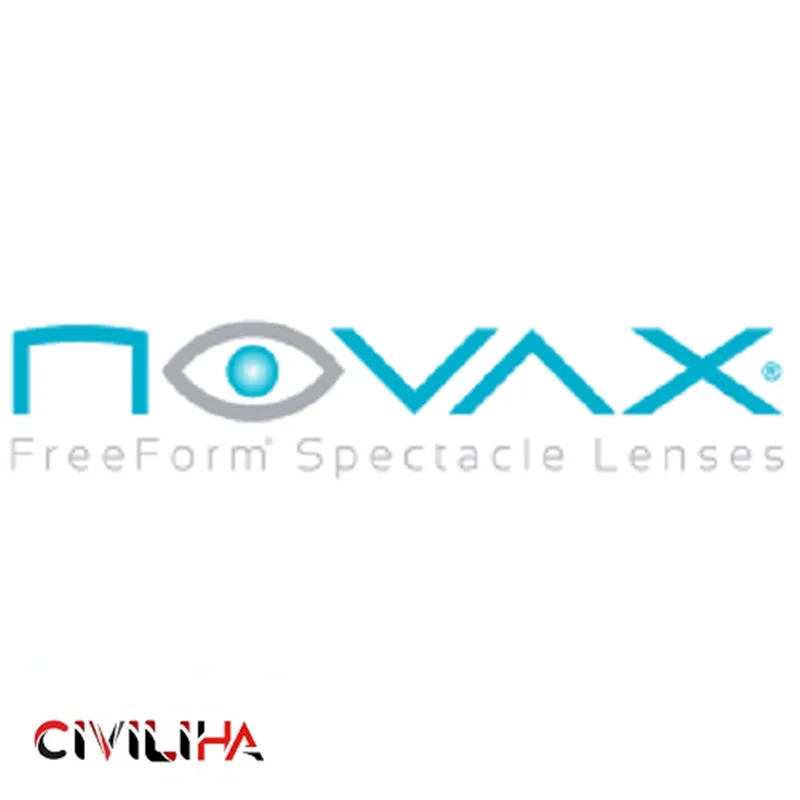 عدسی پروگرسیو نواکس Novax Progressive Nova Xd PIXAR 1.5 Clear همراه با پوشش بلوکنترل (انتخابی)  + ((تخفیف 10% ای برای 3 سفارش اول))