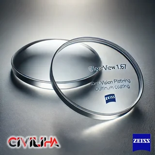 عدسی فشرده کلیر ویو زایس Zeiss DuraVision Platinum FSV ClearView 1.67