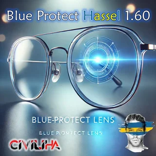 عدسی بلو کات کنترل نشکن هاسل 1.60 HASSEL MR8 Blue Protect + (کارت هدیه 1.5 میلیون تومانی)