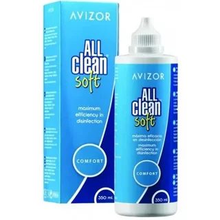 محلول شست و شوی لنز آویزور آل کلین AVIZOR ALL CLEAN SOFT حجم ۳۵۰ میلی لیتر (New تاریخ انقضا 09-2027)