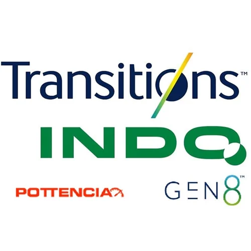 عدسی فوق فشرده فتوکرومیک ترانزیشن نسل 8 ایندو 1.6 Indo Life Style Pottencia Transitions Gen8
