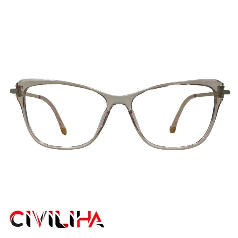 فریم عینک طبی برند شانل گلبهی شفاف (CHANEL) مدل T6005