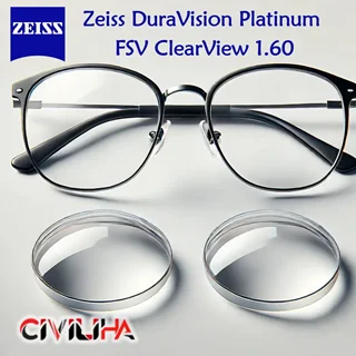 عدسی کلیر ویو زایس Zeiss DuraVision Platinum FSV ClearView 1.60